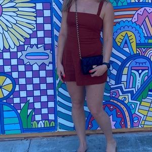 Abercrombie travel dress. Shorts underneath. Comfortable dress.